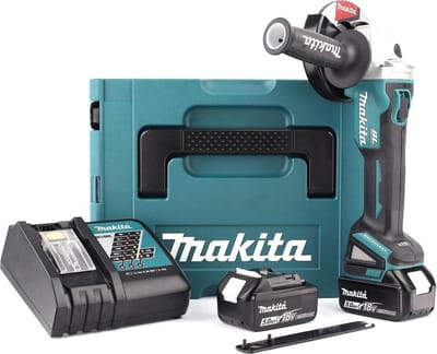 Makita DGA504RTJ Accu Haakse Slijper 125mm 18V 5.0Ah in Mbox
