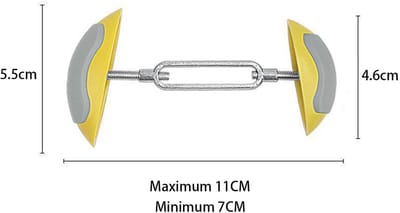 Dailygoody - verstelbare mini-schoenspanners - 7 tot 12 cm breedte - voor alle soorten schoenen - comfortabele pasvorm - voorkomt vouwen - ideaal voor...
