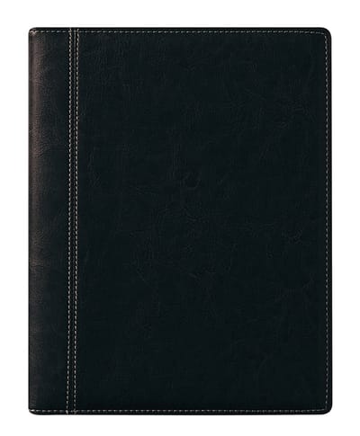 Brepols bureau agenda 2027 - OPTIVISION LARGE [0.117] - PALERMO - Bureau agenda - 1 week op 2 pagina's - Weekoverzicht - Gespiraleerd - Zwart - 17.1 x 22 cm