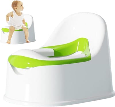 Kindertoilet - Potjestraining stoel - Zindelijkheidstraining - Urinebeschermend ontwerp - 26 x 28 cm - groen
