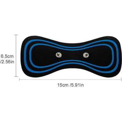 Mini Herbruikbare EMS Elektrode Pads voor Elektrische Nekspierstimulatie Massager Tien Pols Cervicaal 10 Pieces