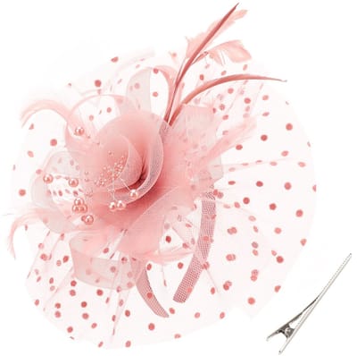 MTTproducts- Fascinator Dames - Hoofddeksel Carnaval - Hoofdband met Bloem/Veren - Cocktail/Thee Feest - Trendy Accessoire - Hoogwaardige Kleding