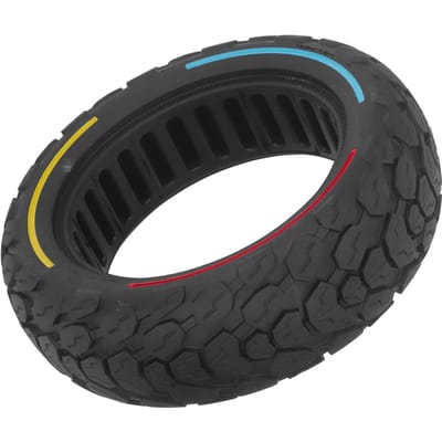 Elektrische Scooter Banden 10x2.75 Skelet Rubber Explosiebestendig Zonder Lucht 53mm Elektrische Scooter Wielen voor black