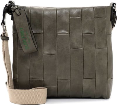 SURI FREY Schoudertas Tilly Zip Shoulder Bag Khaki Kaki
