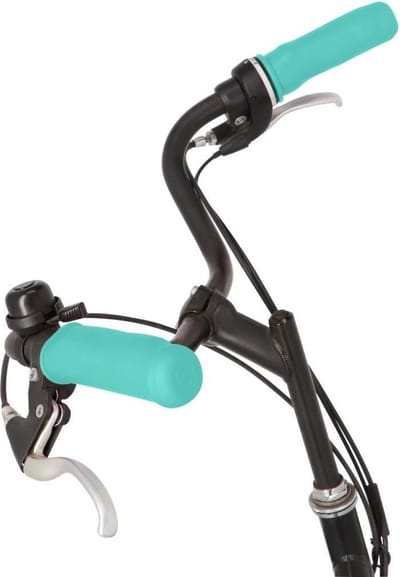 MyVeloGrips Ergonomische handvatovertrek voor fietsgrepen van silicone tegen slapende handen tijdens het fietsen, handvatovertrek voor alle fietsengrepen, handvathoes 2st. Turquoise 21x6,5x9cm