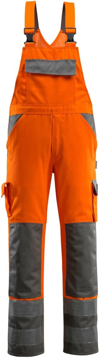Mascot Safe Compete Amerikaanse overall met kniezakken 07169-860 - hi-vis oranje/antraciet - C52 - 82