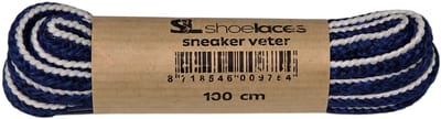 Veters Voor Floris van Bommel Veters 008 Blauw Wit 100cm Sneakersveters