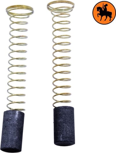 Koolborstelset voor Black & Decker Schuurmachine D400 - 6,3x6,3x11mm