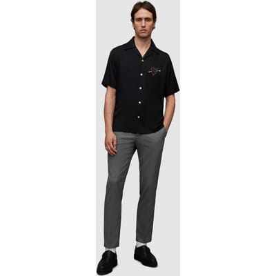 AllSaints Penfold Trouser Black/grey Size: W32 | Tailored Pants Outlet | Heren | Grijs