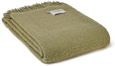 Plaid Moorland Sage – Pure New Wool – 130x200 cm - Tweedmill