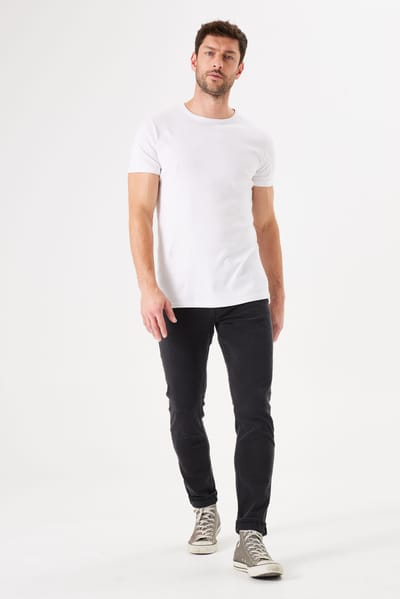 GARCIA Rocko Heren Slim Fit Jeans Zwart