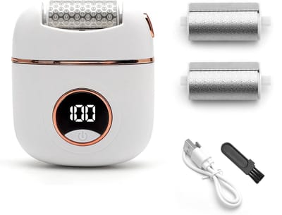 Electric Foot Sharpener - Callus Remover - Elektrisch Voetvijl - Oplaadbaar - Geschikt voor Voeten - Voor Familie en Vrienden - Mannen en Vrouwen - Wit