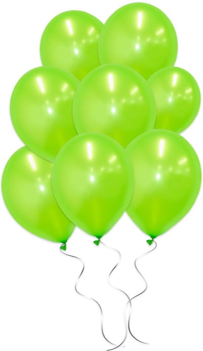 LUQ - Luxe Metallic Groene Helium Ballonnen - 100 stuks - Verjaardag Versiering - Decoratie - Feest Latex Ballon Groen
