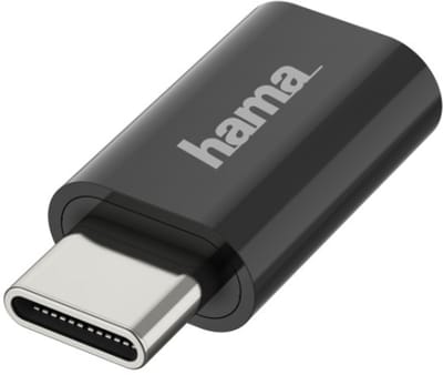 Hama USB 2.0 Adapter [1x Micro-USB-bus - 1x USB-C stekker]