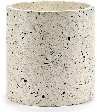 Serax Urban Jungle By Marie Michielssen Bloempot Terrazzo Large Ø25 White