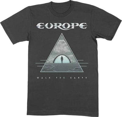 Europe Heren Tshirt -S- Walk The Earth Zwart