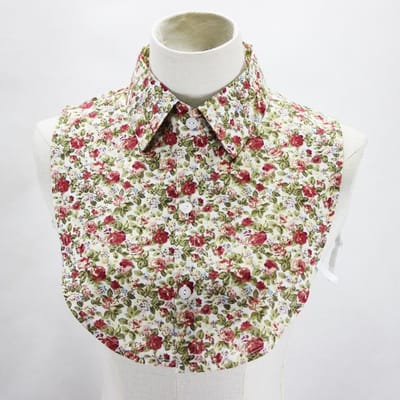 43 Stijlen Nep Kraag Stand Revers Shirt Afneembare Kraag Vrouwen Kant Bloemen Valse Kraag Half Shirt Blouse Nep Kraag beige
