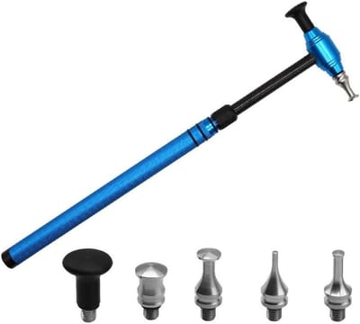 Telescopische Aluminium Hamer voor Auto Dents met 5 Opzetstukken, Professionele Dentschade Herstelset