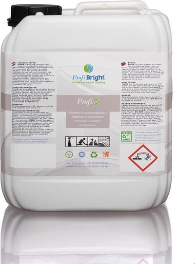 ProfiBright Zakelijk - Ontvetter Profi6 - Roetverwijderaar Profi6 - concentraat - Dierproefvrij - 10 liter