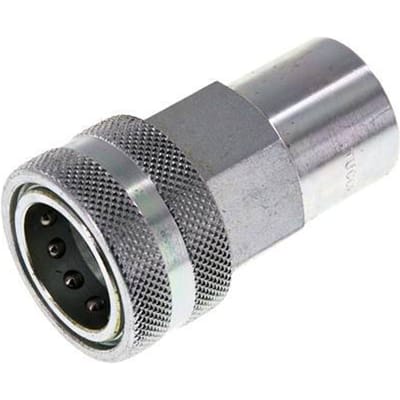 Stalen DN 20 Hydraulische Koppeling Snelkoppeling G 3/4 inch Binnendraad ISO 7241-1 A D 29.1mm