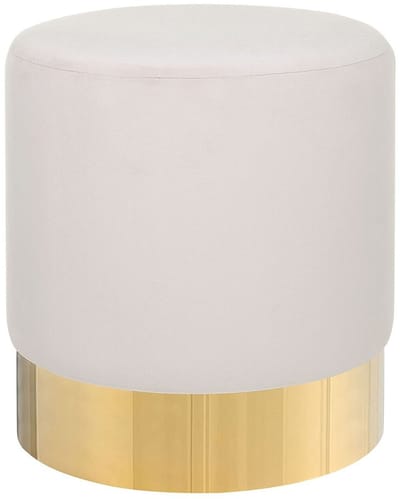 SOPHIA - Poef - Roze - 39 cm - Fluweel