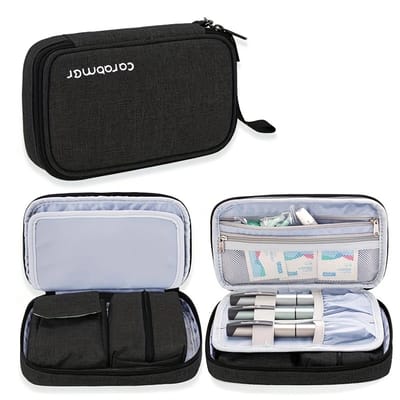 @ Lu’s Today® – Basic Medical Essentials – Insuline Koeltas – Zwart – Compact & Reisklaar