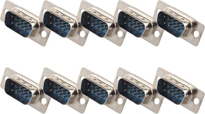 Seriële RS232 connector 9-pins SUB-D (m) / solderen 10 stuks