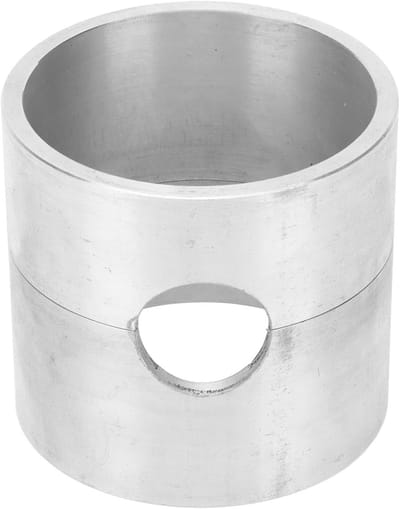 Cilindrische smeltpot voor zandgieten van aluminiumlegering, ideaal voor sieradenmakers en reparatie van juwelen, 15 x 12 x 10 cm