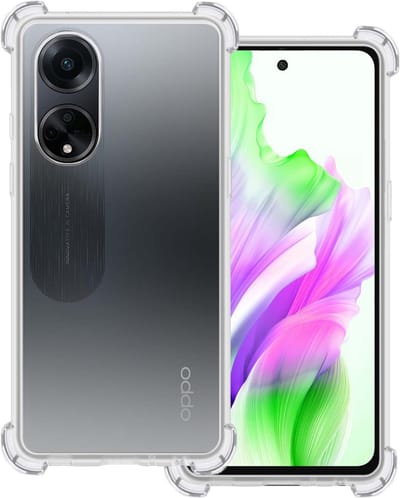 Hoesje Geschikt voor OPPO A98 - Sterk & Shockproof - Siliconen Case - Back Cover - Telefoon Hoes Shock Proof - Transparant