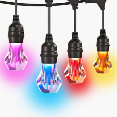 Nanoleaf Essentials Matter Smart Multicolour Outdoor String Light Starter Kit - LED - 30m - Zwart