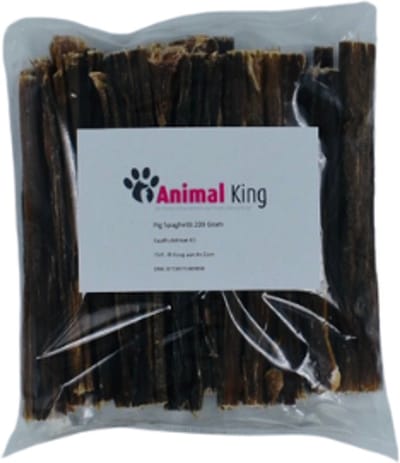 Animalking Hondensnacks Varken - Pig Spaghetti - Hondenvoeding - Dog Snacks - 200 Gram