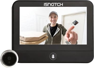 Slimme Deurspion - Digitale Kijkgaatje - Veilig Thuis - Bewegingsdetectie Meldingen - 4.3 Inch Monitor - Zwart