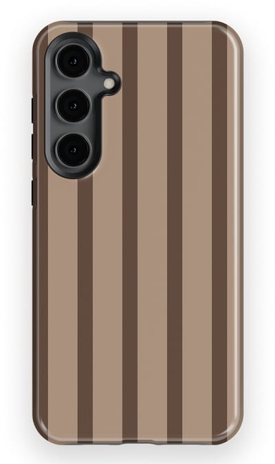 DripCase Gestreept Hoesje Samsung Galaxy S24 Plus | Backcover met Mag | Stripes Motief | Trendy Case Samsung Galaxy S24 Plus met Strepen Truffle Touch
