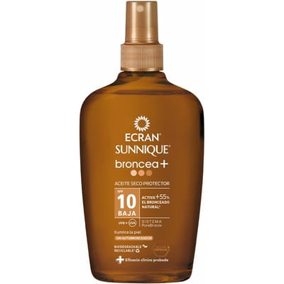 Ecran Sunnique Tanning+ Vapo-olie Spf10 200 ml