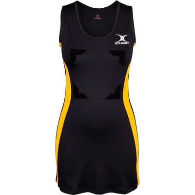 Gilbert Netball Eclipse II Hook and Loop - W 6 - Zwart / Goud