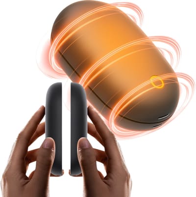 Herbruikbare oplaadbare handwarmer - elektrisch handwarmer - 4 warmte niveaus - handverwarmer - handwarmers fiets - voetwarmers - USB-C - noodpakket -