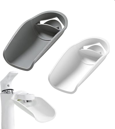 Kraan Opzetstuk - Kraanverlenger Set - Handhygiëne Bevorderen - Spatvrije Waterstraal - Set van 2 - Wit