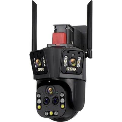 Nieuwe Zonnelader Camera 8MP 4K Draadloos 4G/Wifi Sim Buiten Dubbele Lens IP Camera PIR Menselijke Detectie CCTV Huisbeveiliging Bescherming Monitor V380 Pro 4G Camera