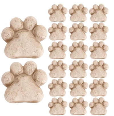 Plantenstenen Pootvorm - Decoratieve Stenen Tuin - Tuin Decoratie - Weerbestendig Hars - 20 stuks - Grijs