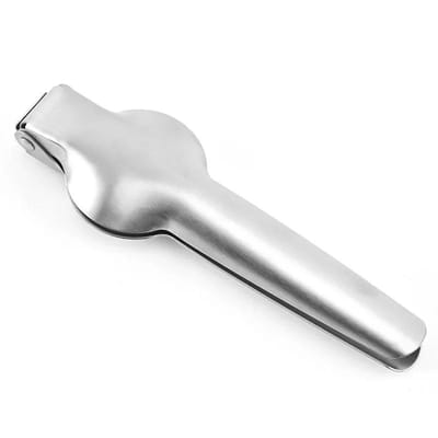 2 in 1 Snel Kastanje Clip Keukengereedschap Roestvrij Staal Walnoottang Metaal Notenkraker Schiller Notenopener Keukengadgets white