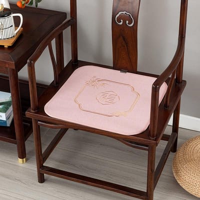 Chinese Stijl Stoelkussen Mahonie Bank Stoelkussen Rugleuningkussen High-end Thee Stoel Lendenkussen Verdikt Stoelkussen Stoelkussen 45*45cm