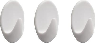 Tiger Haak Baseline Oval L - Wit - 3 stuks
