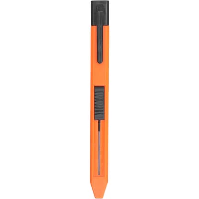 Mechanische Timmerpotlood Krassend Gereedschap Markerset Kit met 6 Stuks Vullingen voor Houtbewerking orange