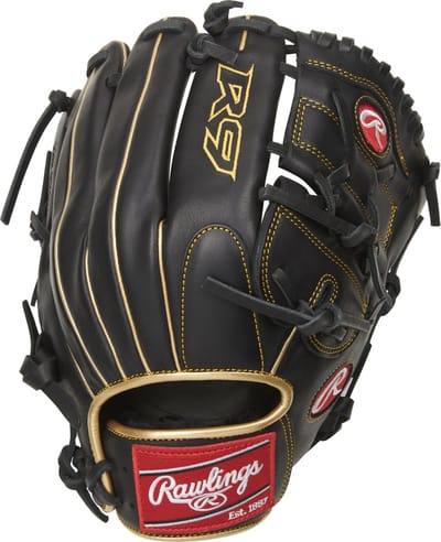 Rawlings - Honkbalhandschoen - R9 Serie - R9206-9BG - 12 Inch - Zwart/Goud