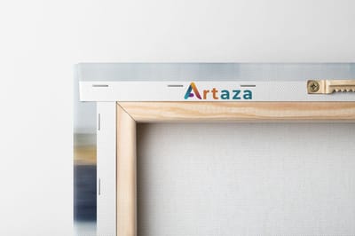 Artaza Canvas Schilderij Drieluik Abstracte Kunst van Bergen - 120x60 - Foto Op Canvas - Canvas Print