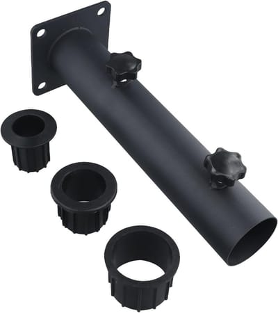 Paraplustandaard Buiten - Parasolvoet Stabilisator - Terras Meubilair - Roestvrij Staal Basis - 48/38/32 mm - Zwart
