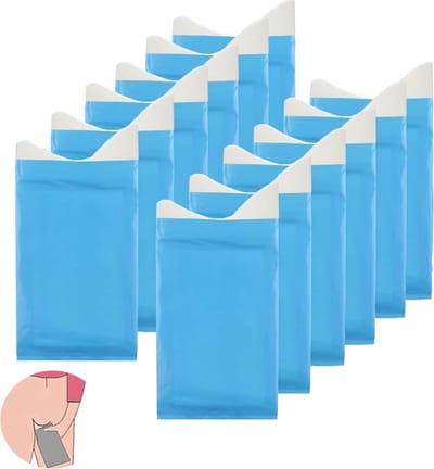 Draagbare urinezakjes voor noodgevallen, 12 stuks, 700 ml, ideaal voor camping, reizen en outdoor activiteiten