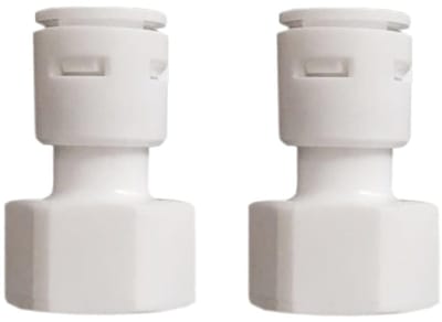 Dailygoods - Quick Union Connector - Waterfilter Accessoires - Kunststof - Snelaansluiting - Ideale vervanging - Geschikt voor waterdispenser - Wit