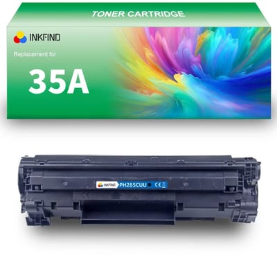 INKFIND 35A tonercartridge compatibel met HP 35A CB435A - 1-pack Zwart