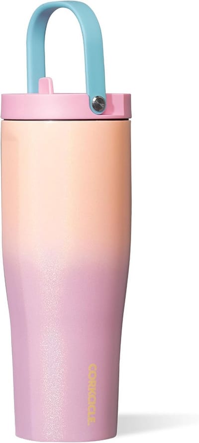 Geïsoleerde Beker XL met Deksel en Rietje, 30 oz - Houdt Dranken 12 Uur Koud